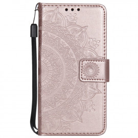 Bloemen Book Case Samsung Galaxy S7 Hoesje - Rose Gold
