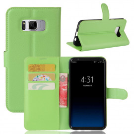 Book Case Samsung Galaxy S8 Hoesje - Groen