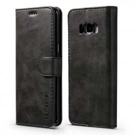 Luxe Book Case Samsung Galaxy S8 Hoesje - Zwart