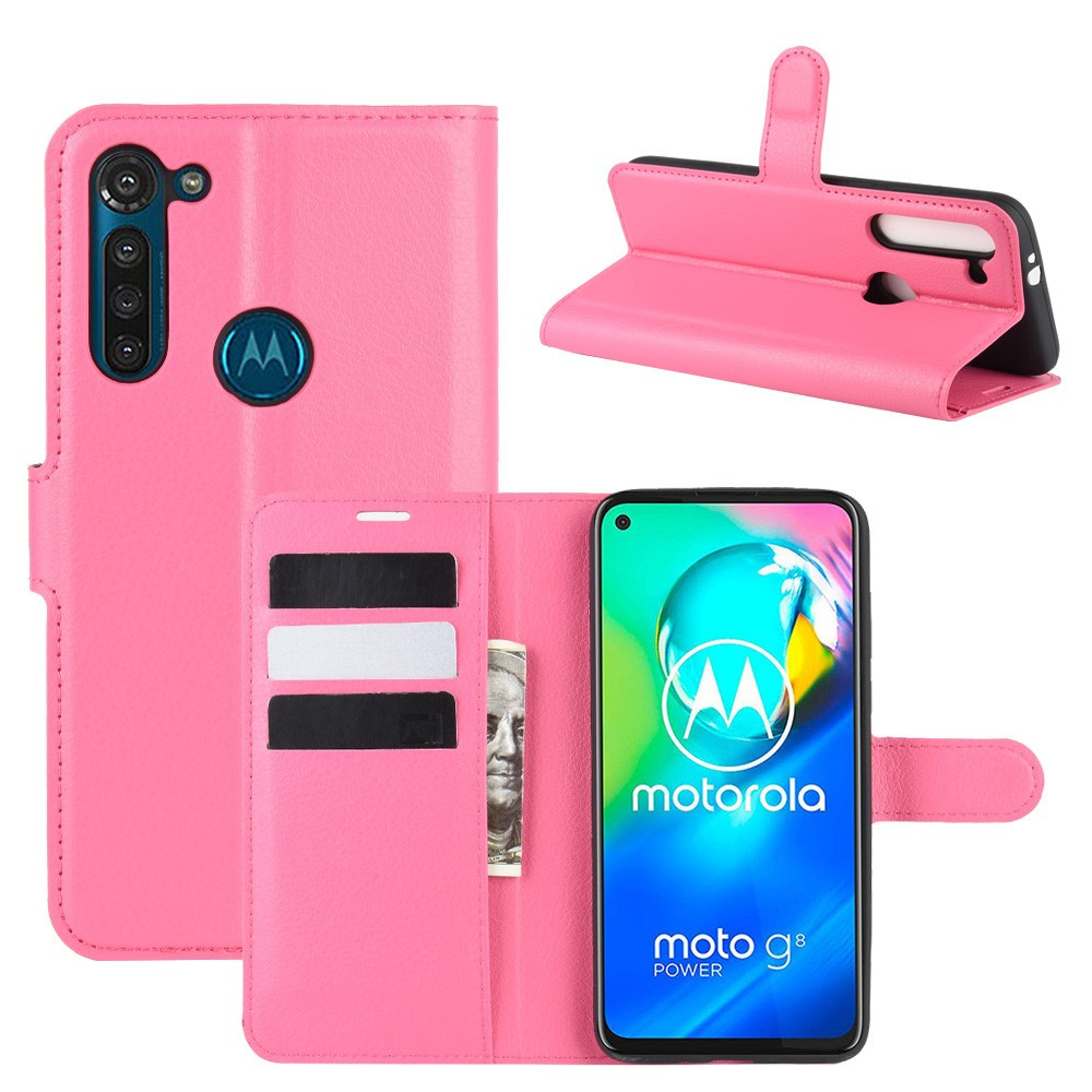 Coverup Book Case - Motorola Moto G8 Power - Roze | GSM-Hoesjes.be