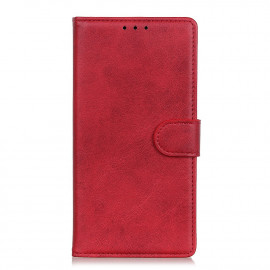 Luxe Book Case - Huawei Y6P Hoesje - Rood