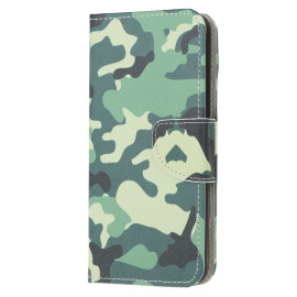 Book Case - Huawei Y6P Hoesje - Camouflage
