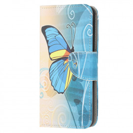 Book Case - Huawei P Smart (2020) Hoesje - Blauwe Vlinder