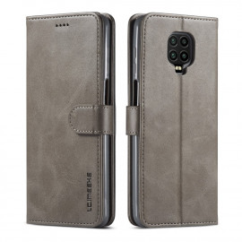 Luxe Book Case - Xiaomi Redmi Note 9 Pro / 9S Hoesje - Grijs