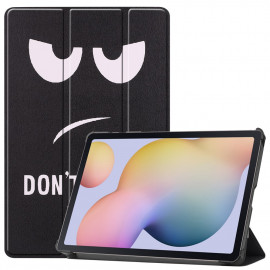Tri-Fold Book Case Samsung Galaxy Tab S7 Hoesje - Don’t Touch