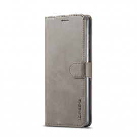 Luxe Book Case - Samsung Galaxy A31 Hoesje - Grijs