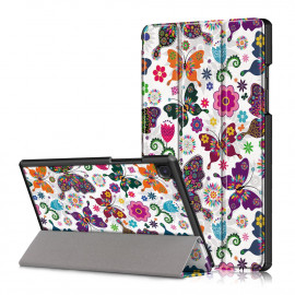 Tri-Fold Book Case Samsung Galaxy Tab A7 Hoesje - Vlinders