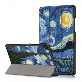Tri-Fold Book Case met Wake/Sleep - Samsung Galaxy Tab A7 (2020) Hoesje - Sterrennacht