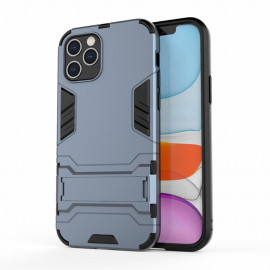 Armor Kickstand Back Cover - iPhone 12 / 12 Pro Hoesje - Blauw