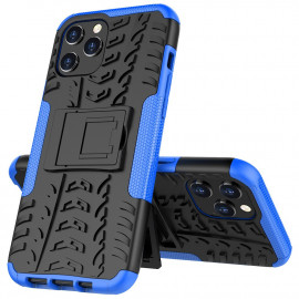 Rugged Kickstand Back Cover - iPhone 12 Pro Max Hoesje - Blauw