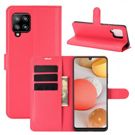 Coverup Book Case - Samsung Galaxy A42 Hoesje - Rood