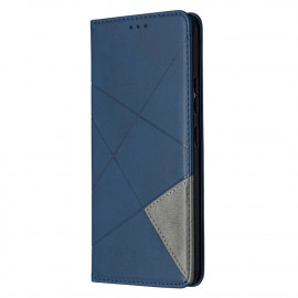 Coverup Geometric Book Case - Samsung Galaxy A42 Hoesje - Blauw
