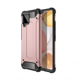 Armor Hybrid Back Cover - Samsung Galaxy A42 Hoesje - Rose Gold