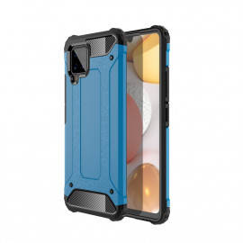 Armor Hybrid Back Cover - Samsung Galaxy A42 Hoesje - Lichtblauw