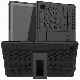 Rugged Kickstand Back Cover - Samsung Galaxy Tab A7 (2020) Hoesje - Zwart