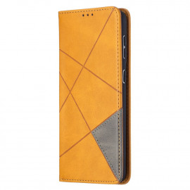 Coverup Geometric Book Case - Samsung Galaxy S21 Plus Hoesje - Bruin