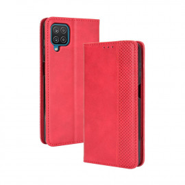 Coverup Vintage Book Case - Samsung Galaxy A12 Hoesje - Rood