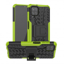Coverup Rugged Kickstand Back Cover - Samsung Galaxy A12 Hoesje - Groen