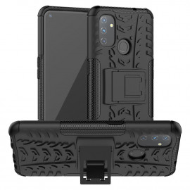 Rugged Kickstand Back Cover - OnePlus Nord N100 Hoesje - Zwart