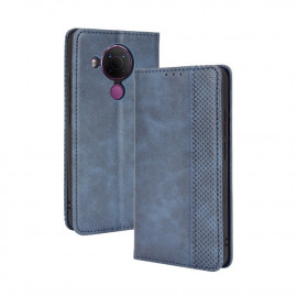 Coverup Vintage Style Book Case - Nokia 5.4 Hoesje - Blauw