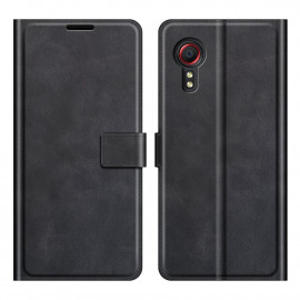 Deluxe Book Case - Samsung Galaxy Xcover 5 Hoesje - Zwart