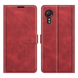 Deluxe Book Case - Samsung Galaxy Xcover 5 Hoesje - Rood