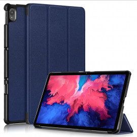 Tri-Fold Book Case met Wake/Sleep - Lenovo Tab P11 / P11 Plus Hoesje - Blauw