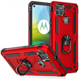Coverup Ring Kickstand Back Cover - Motorola Moto G9 Power Hoesje - Rood