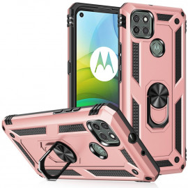 Coverup Ring Kickstand Back Cover - Motorola Moto G9 Power Hoesje - Rose Gold