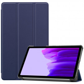 Tri-Fold Book Case met Wake/Sleep - Samsung Galaxy Tab A7 Lite Hoesje - Donkerblauw