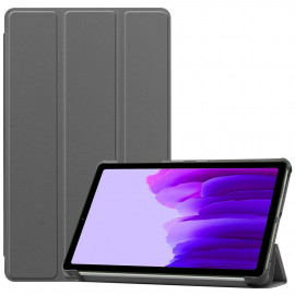 Tri-Fold Book Case met Wake/Sleep - Samsung Galaxy Tab A7 Lite Hoesje - Grijs