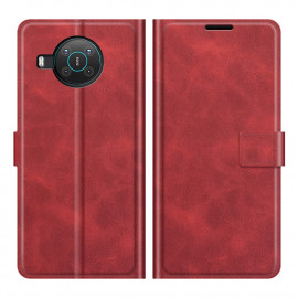 Coverup Deluxe Book Case - Nokia X10 / X20 Hoesje - Rood