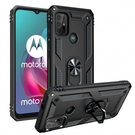 Coverup Ring Kickstand Back Cover - Motorola Moto G10 / G20 / G30 Hoesje - Zwart