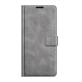 Deluxe Book Case - OnePlus Nord 2 Hoesje - Grijs