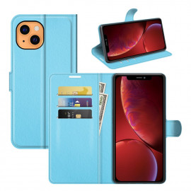 Coverup Book Case - iPhone 13 Mini Hoesje - Lichtblauw