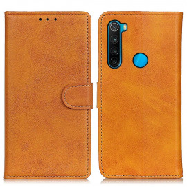 Luxe Book Case Xiaomi Redmi Note 8 (2021) Hoesje - Bruin