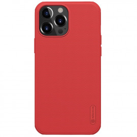 Nillkin Super Frosted Shield Back Cover - iPhone 13 Pro Hoesje - Rood