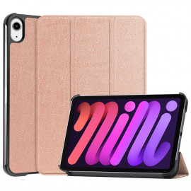 Tri-Fold Book Case iPad Mini 6 (2021) Hoesje - Rose Gold