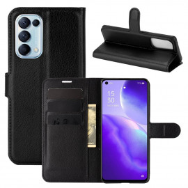 Book Case - Oppo Find X3 Lite Hoesje - Zwart