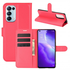 Coverup Book Case - OPPO Find X3 Lite Hoesje - Rood