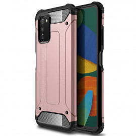 Armor Hybrid Back Cover - Samsung Galaxy A03s Hoesje - Rose Gold