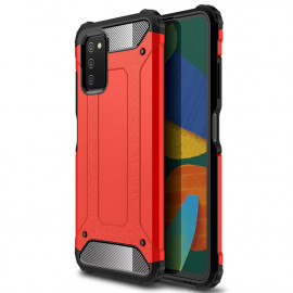 Coverup Armor Hybrid Back Cover - Samsung Galaxy A03S Hoesje - Rood