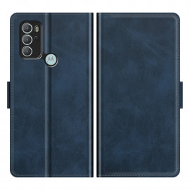 Book Case Deluxe Motorola Moto G60s Hoesje - Blauw
