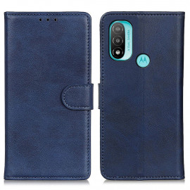 Luxe Book Case Motorola Moto E20 / E40 Hoesje - Blauw