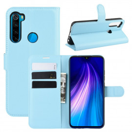 Book Case - Xiaomi Redmi Note 8 (2021) Hoesje - Lichtblauw