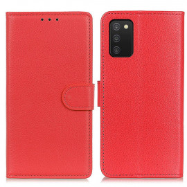 Coverup Book Case - Samsung Galaxy A03S Hoesje - Rood