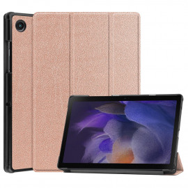 Tri-Fold Book Case - Samsung Galaxy Tab A8 10.5 (2021) Hoesje - Rose Gold