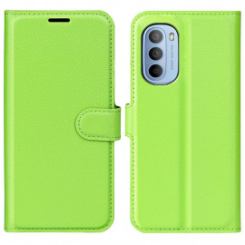 Book Case Motorola Moto G31 Hoesje - Groen