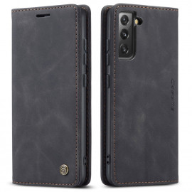 CaseMe Book Case - Samsung Galaxy S22 Hoesje - Zwart