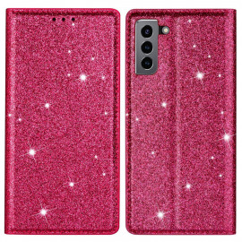 Coverup Glitter Book Case - Samsung Galaxy S22 Hoesje - Roze